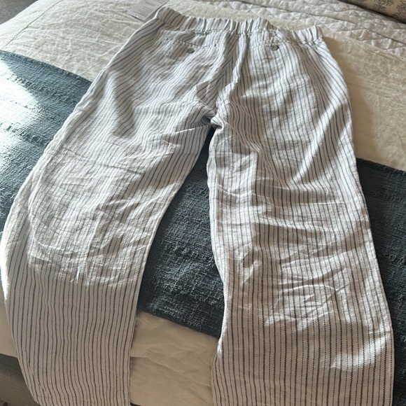 Athleta Herringbone Stripe Linen Pant - Picture 5 of 5